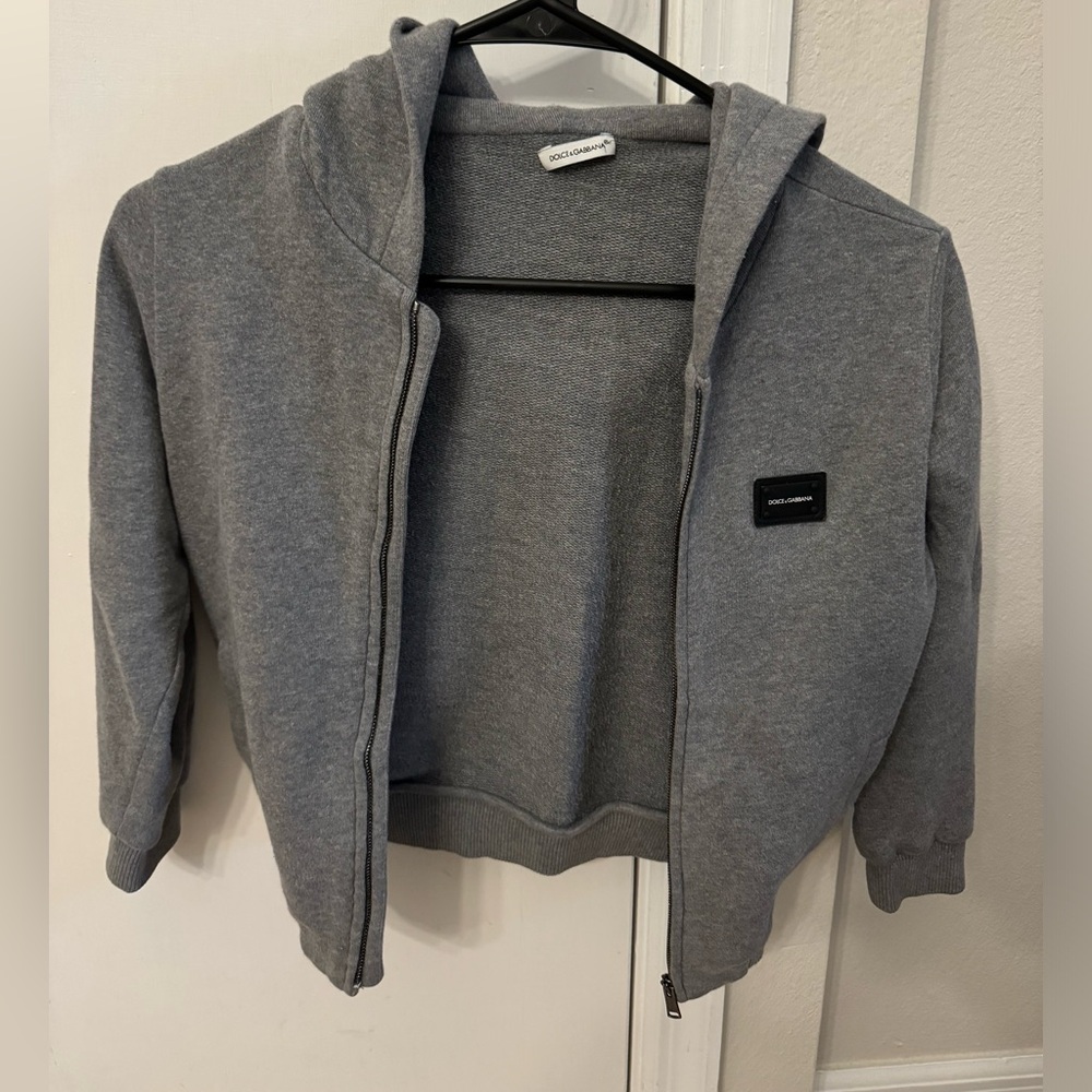 Kids, Designer D&G, Hoodie, Grey, Aged 6